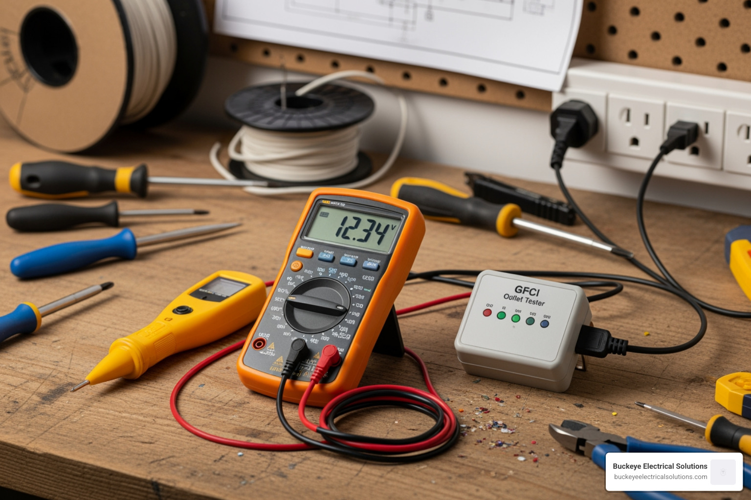 various electrical testing tools - electric test