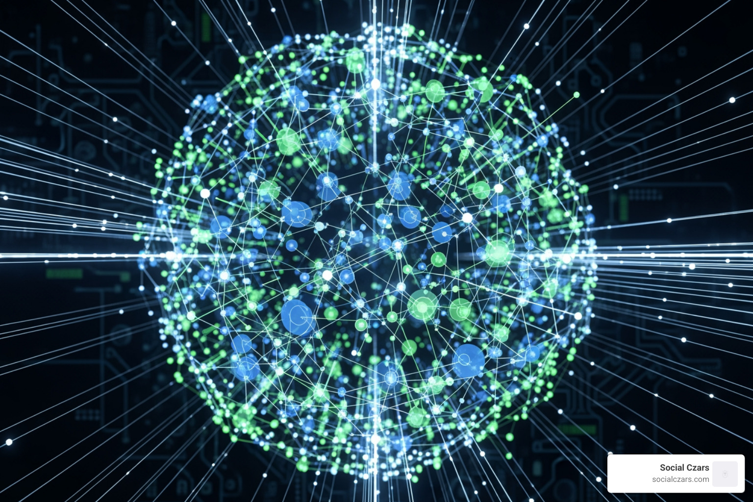 Digital footprint with interconnected data points - online reputation management for HNW
