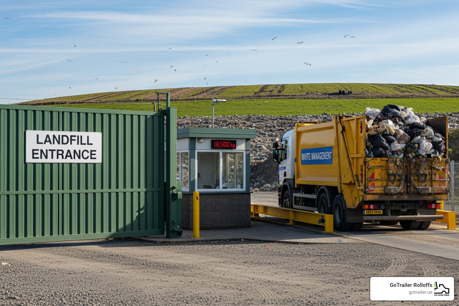 Landfill entrance - Waste disposal Tucson AZ Landfill entrance - Waste disposal Tucson AZ