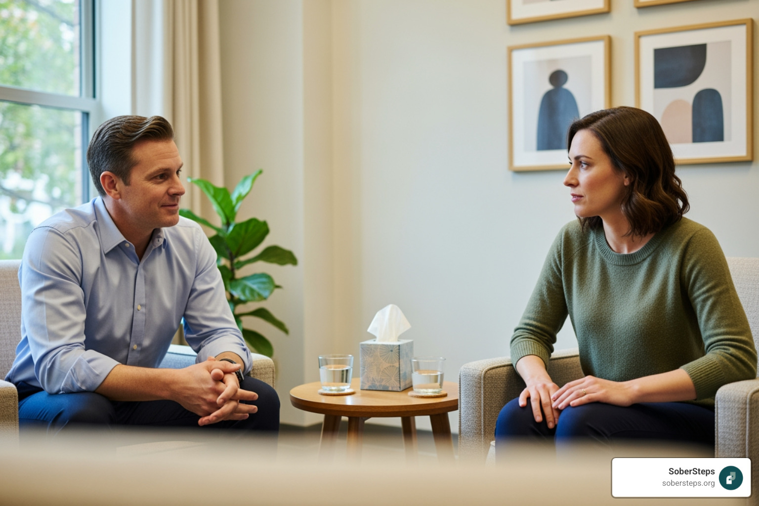 therapy session - alcoholism treatment program