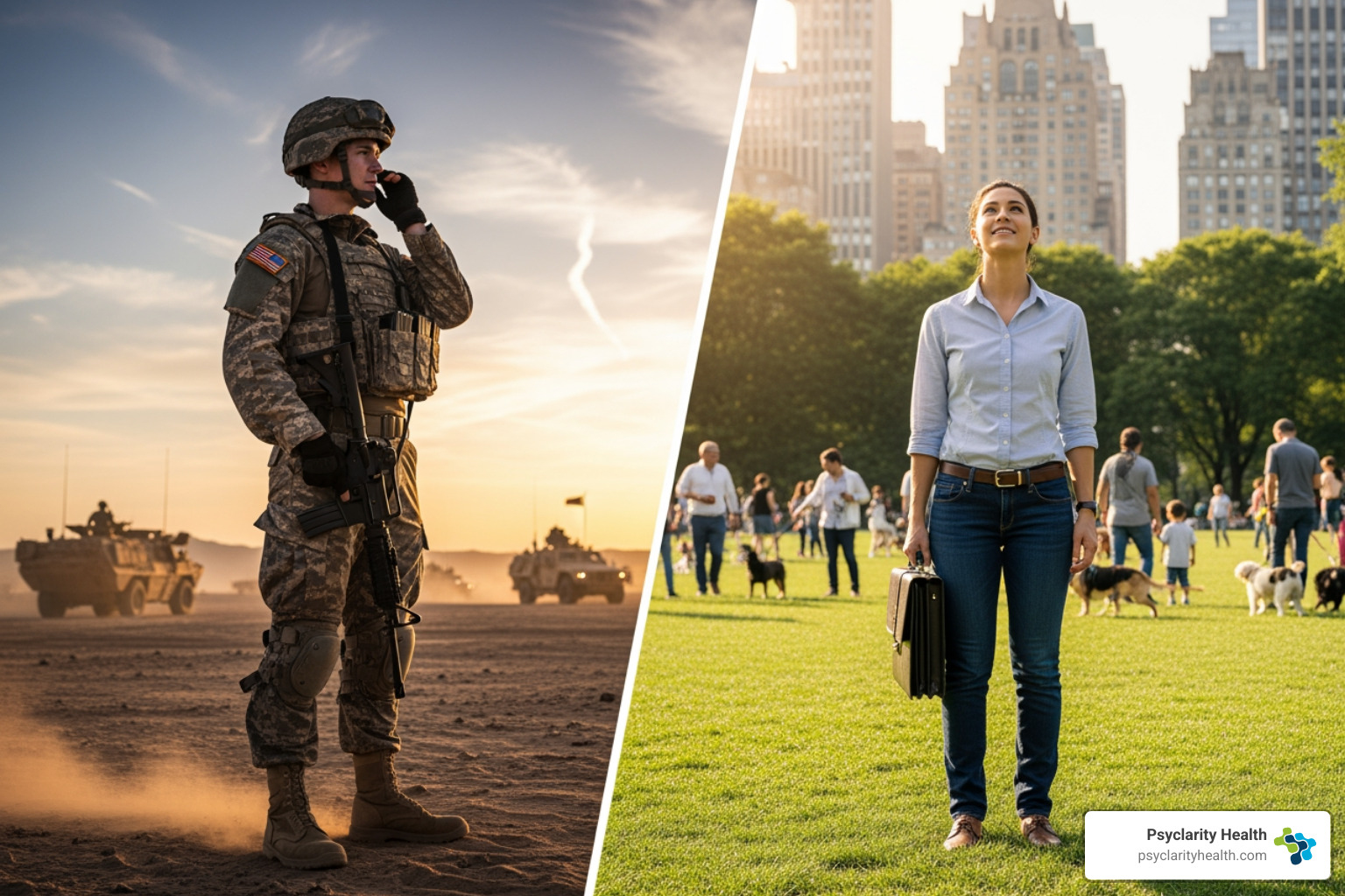 illustrating the transition from military to civilian life - Veteran Mental Health Programs illustrating the transition from military to civilian life - Veteran Mental Health Programs