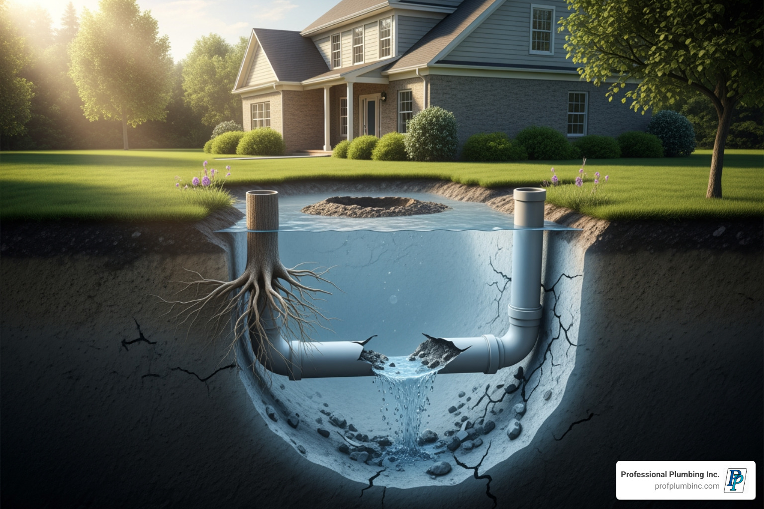 large tree roots breaking through an old clay sewer pipe - does homeowners insurance cover broken sewer pipes large tree roots breaking through an old clay sewer pipe - does homeowners insurance cover broken sewer pipes