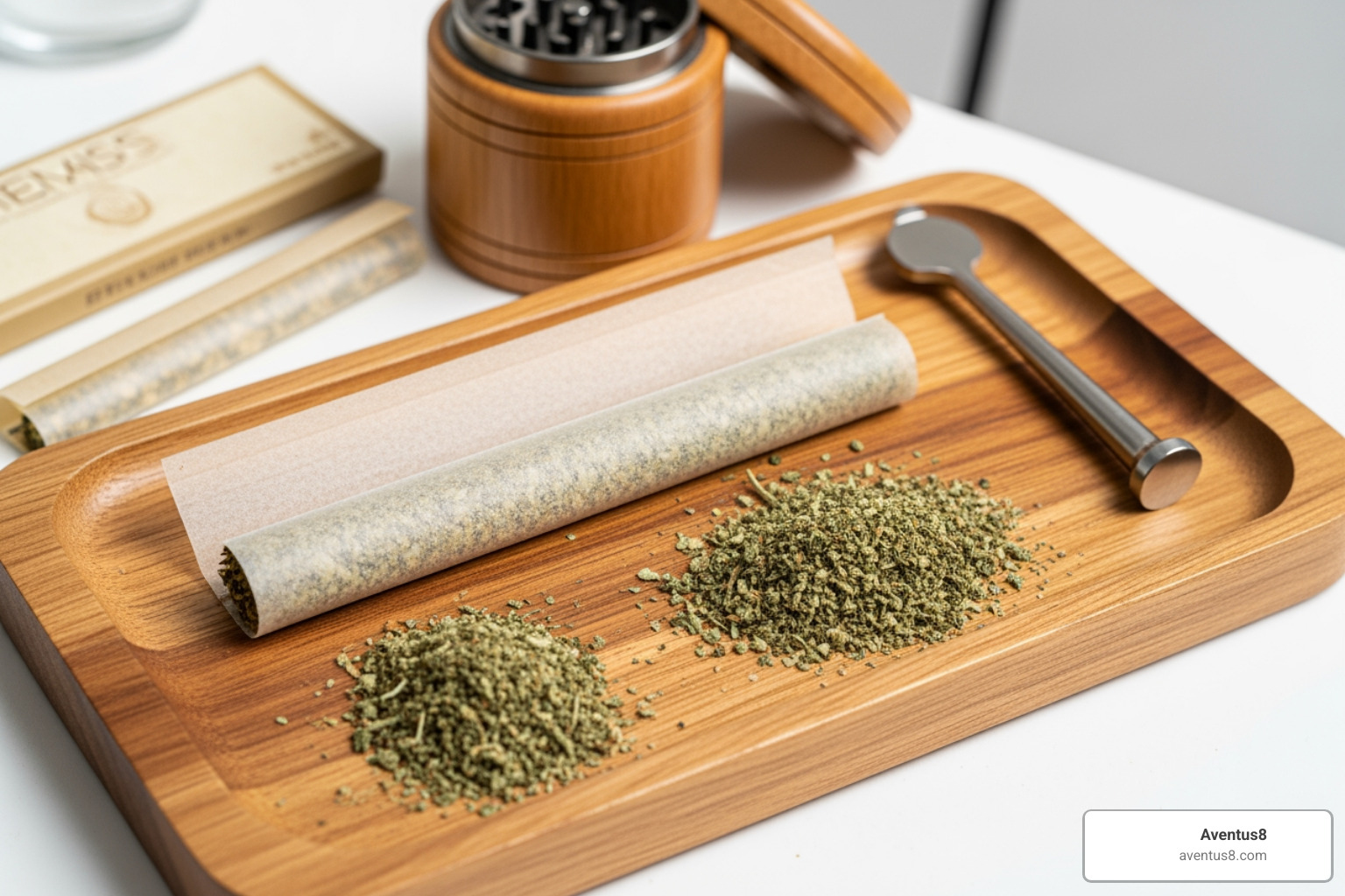 blunt wrap on rolling tray - blunt wrap