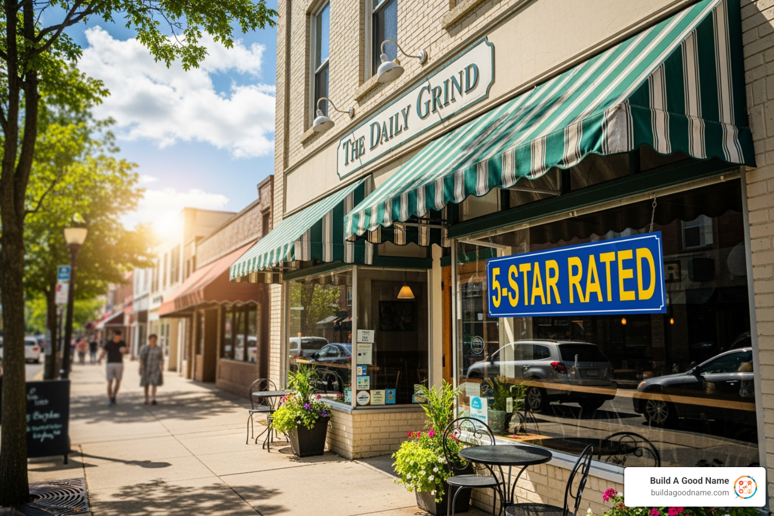 A charming local storefront in Lake Elsinore with a prominent "5-Star Rated" sign displayed in the window, reflecting strong online reviews and local reputation - Customer review software A charming local storefront in Lake Elsinore with a prominent "5-Star Rated" sign displayed in the window, reflecting strong online reviews and local reputation - Customer review software