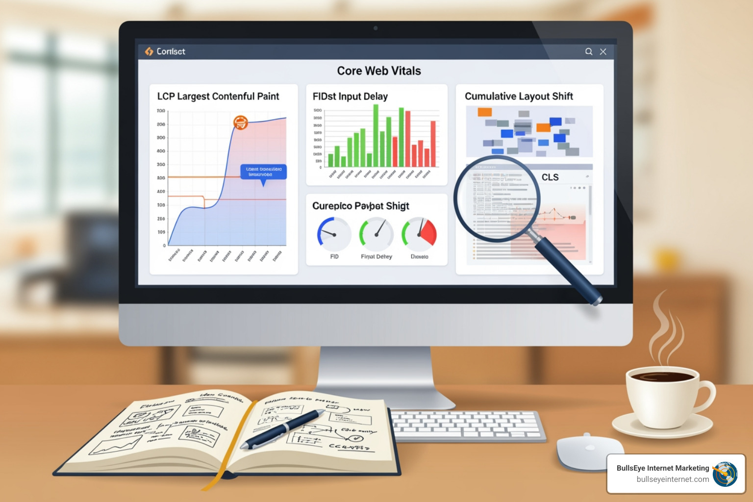 PageSpeed Insights report highlighting the Core Web Vitals section - core web vitals audit