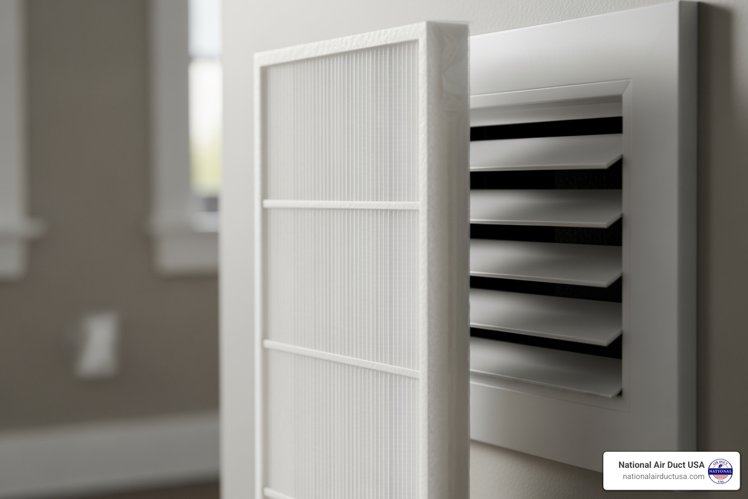 clean air filter and fresh, dust-free vents - air duct freshener
