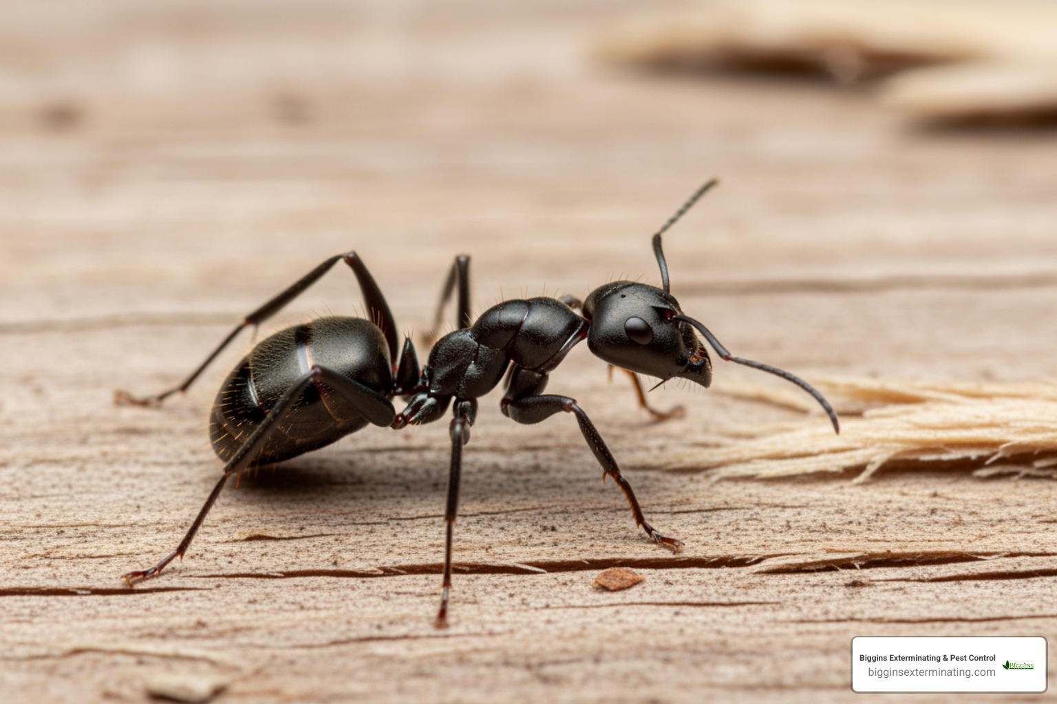 a carpenter ant on a piece of wood - pest control in burlington ma a carpenter ant on a piece of wood - pest control in burlington ma