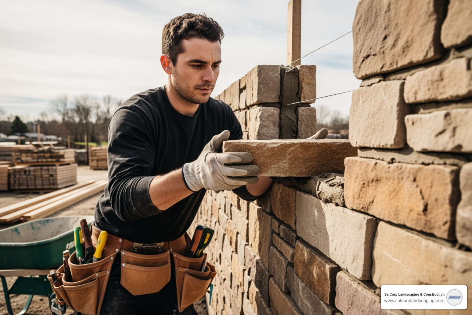 mason placing cultured stone - cultured stone installation mason placing cultured stone - cultured stone installation