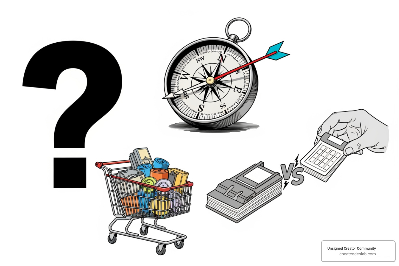 Image showing the four types of search intent: Informational (questions), Navigational (brand names), Transactional (buy/price), and Commercial Investigation (best/review) - SEO success tips