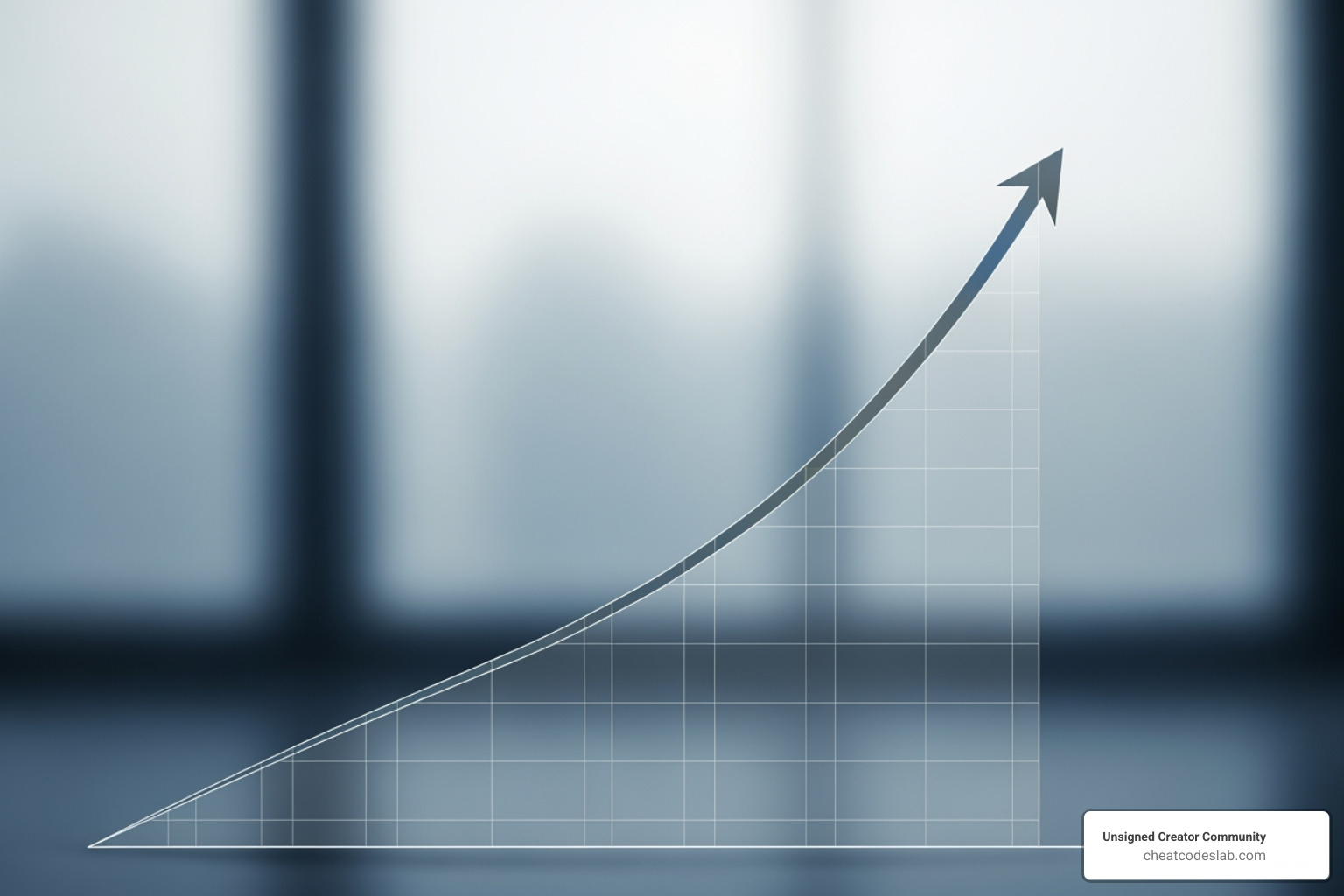 A graph showing upward trajectory representing career and income growth. - Personal brand coaching A graph showing upward trajectory representing career and income growth. - Personal brand coaching