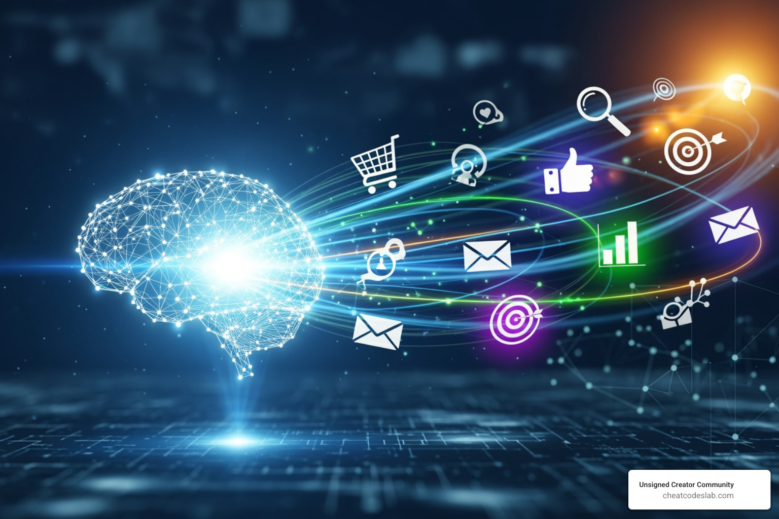 AI generating a blog post on a screen - AI tools for online marketing