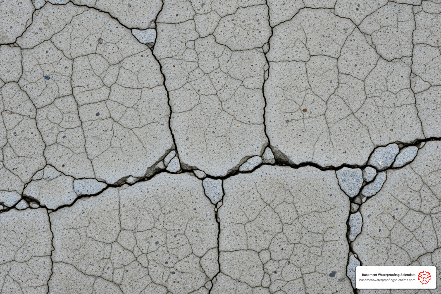 different types of concrete cracks - epoxy injection