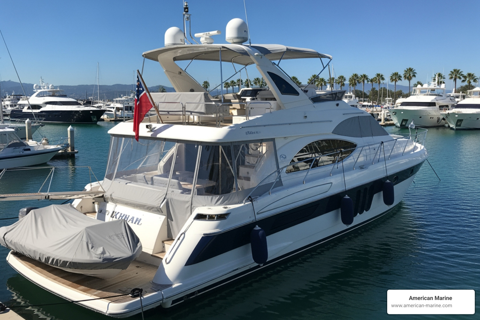 custom marine canvas on luxury yacht - custom marine canvas