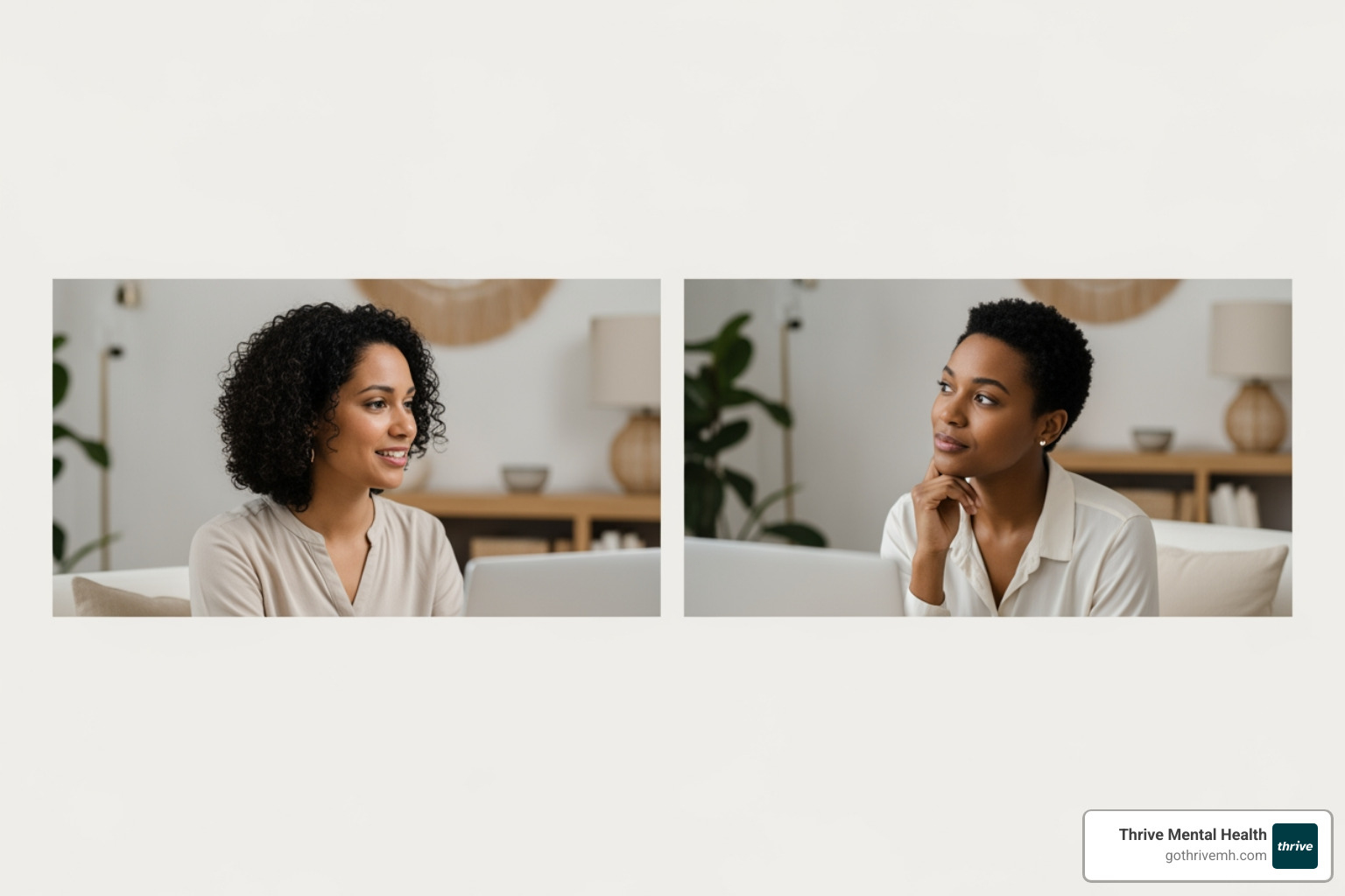 image of a therapist and client engaged in a supportive virtual therapy session - dbt workbook