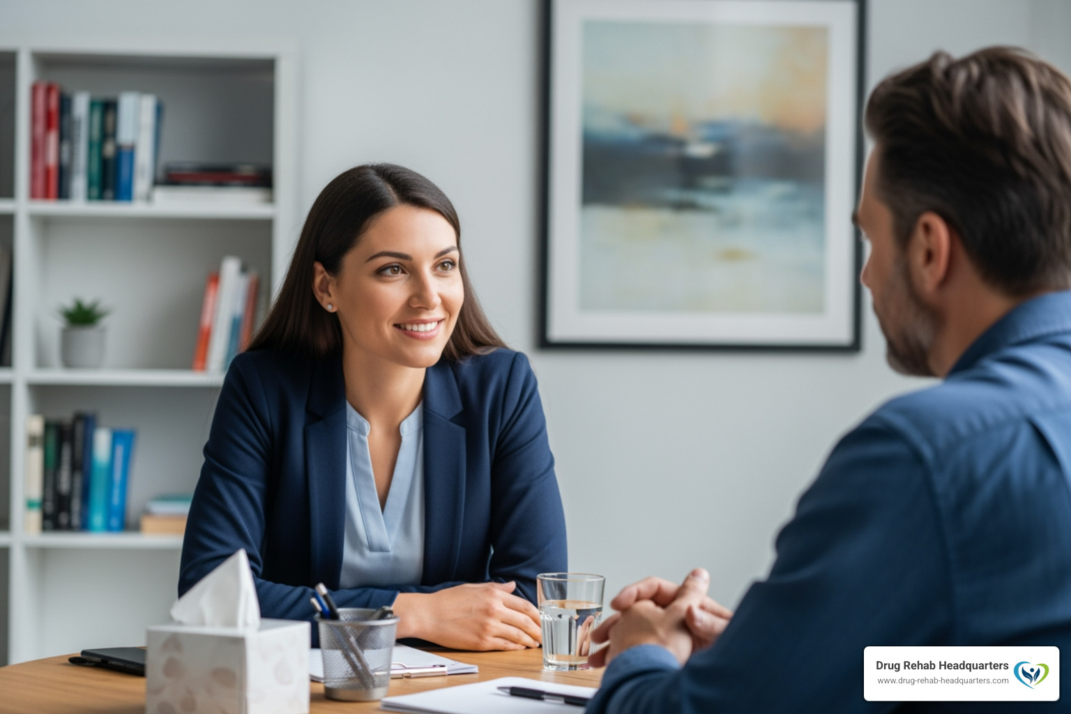 medical professional monitoring patient - immediate alcohol help