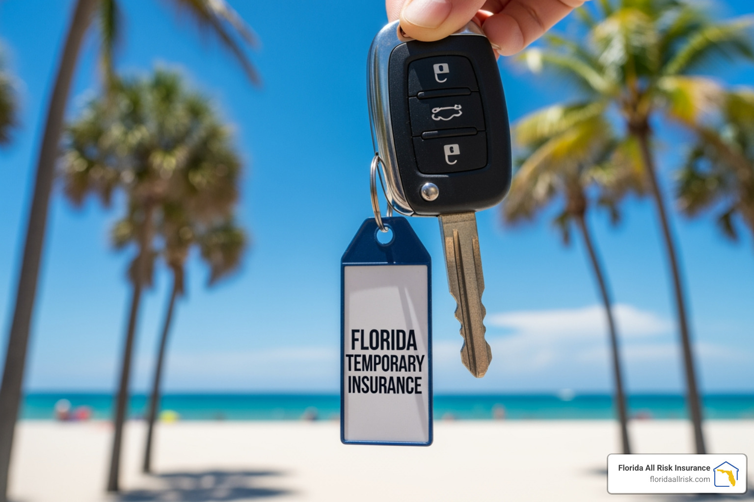person on laptop comparing insurance options, with a calendar in the background - short term car insurance Florida