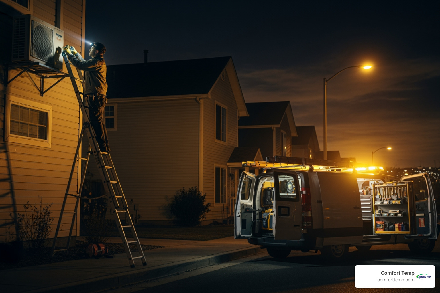 A friendly technician in a blue uniform arriving at a residential home, ready to provide emergency AC repair service - emergency AC repair Gainesville A friendly technician in a blue uniform arriving at a residential home, ready to provide emergency AC repair service - emergency AC repair Gainesville