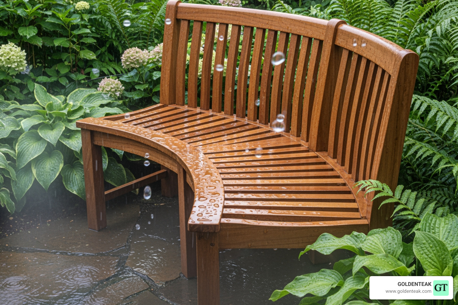 teak bench in rain - banana bench teak teak bench in rain - banana bench teak