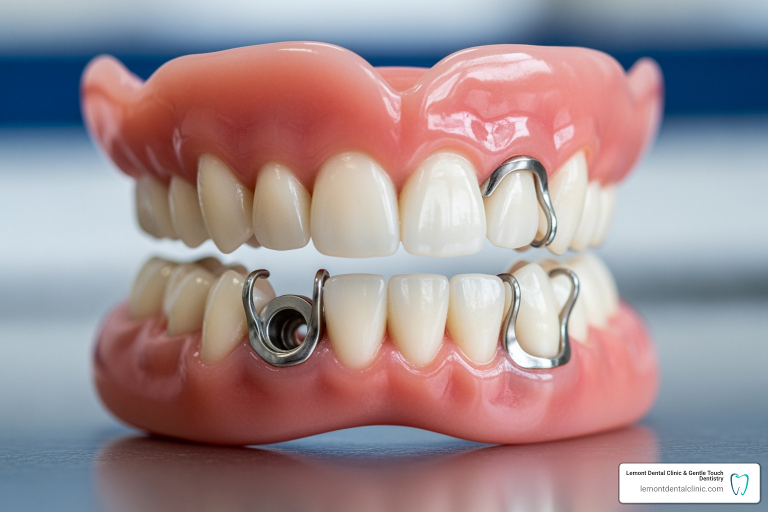 Diagram illustrating the difference between tooth-supported overdentures resting on prepared natural teeth and implant-supported overdentures anchored by dental implants - What are overdentures