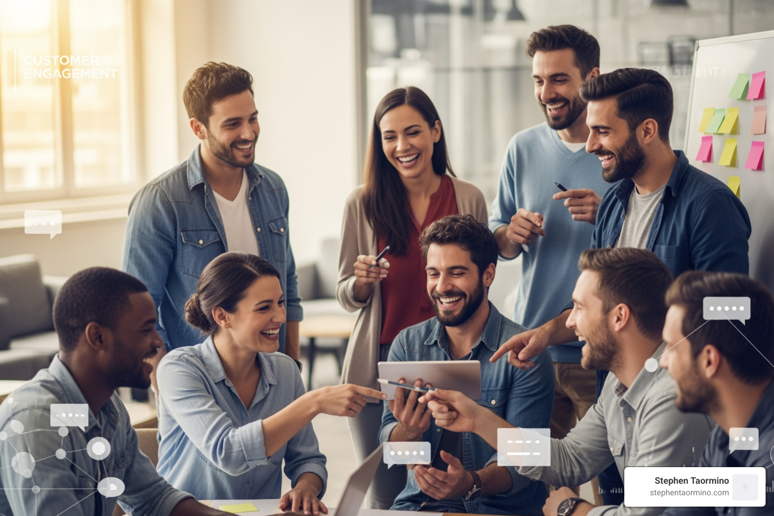 futuristic interface showing AI-driven personalization - customer engagement marketing