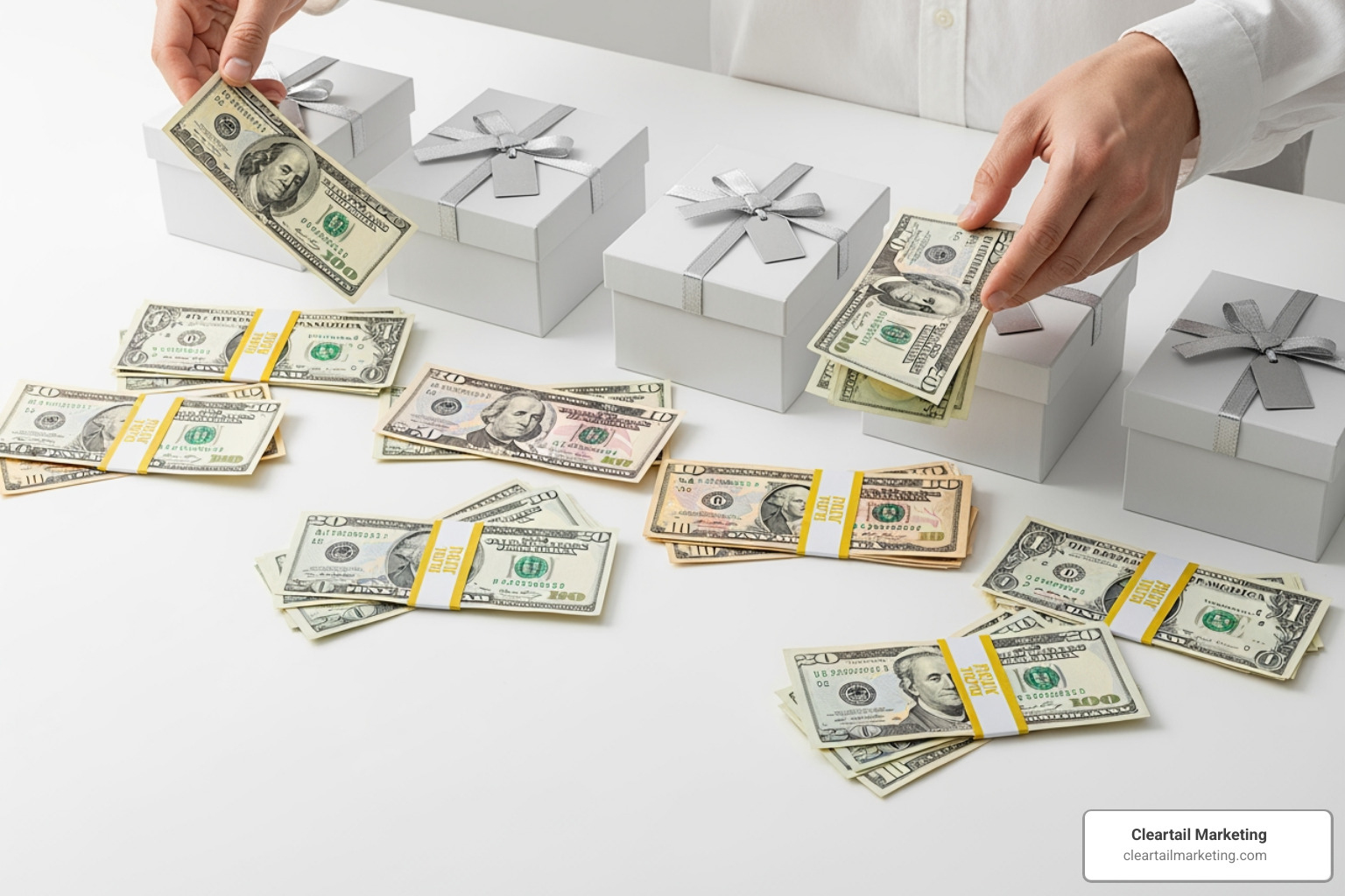 illustrating the formula CPA = Total Marketing Cost / Total Actions - google cost per action