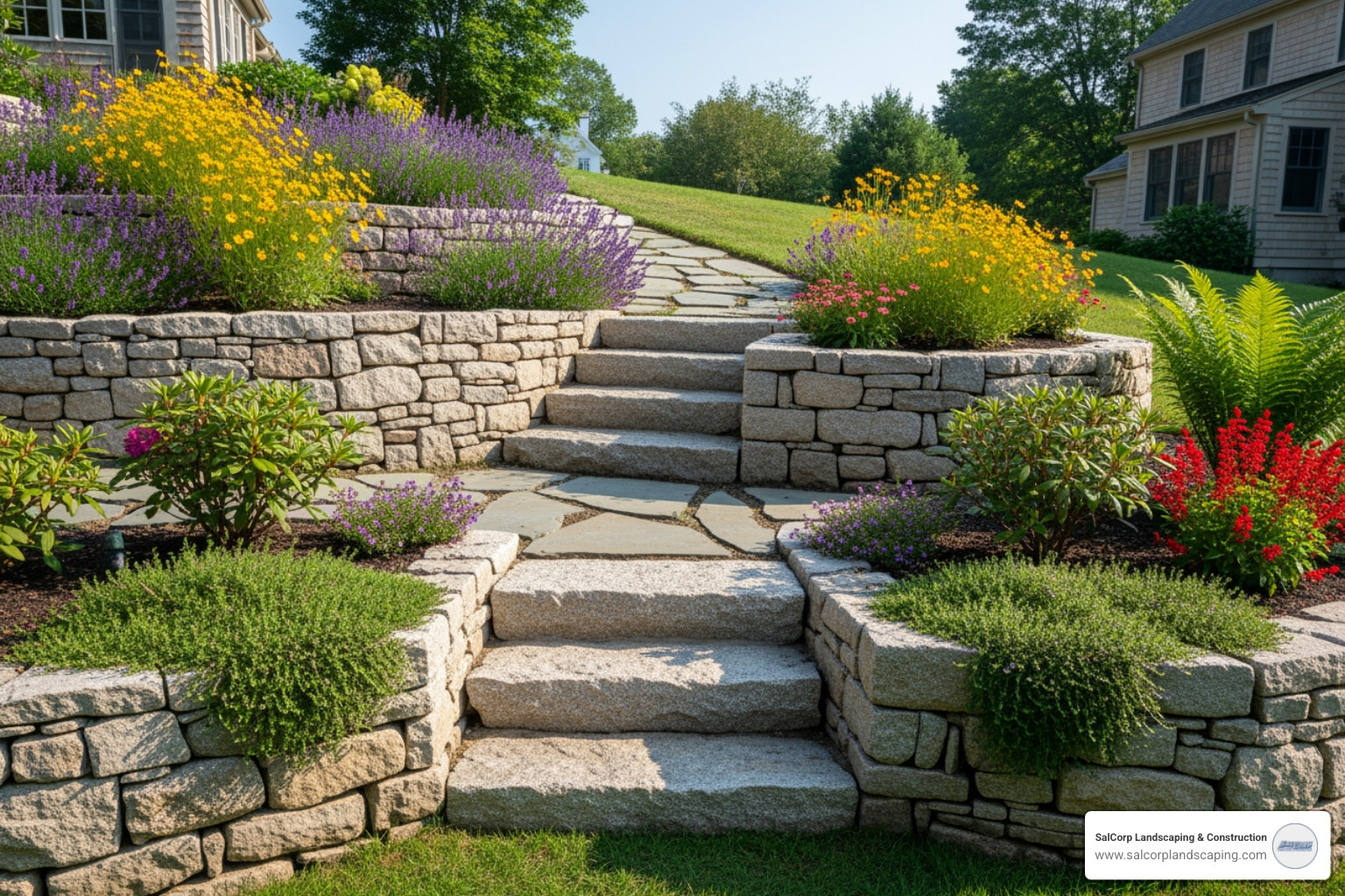 landscape retaining wall - Landscape retaining wall ideas