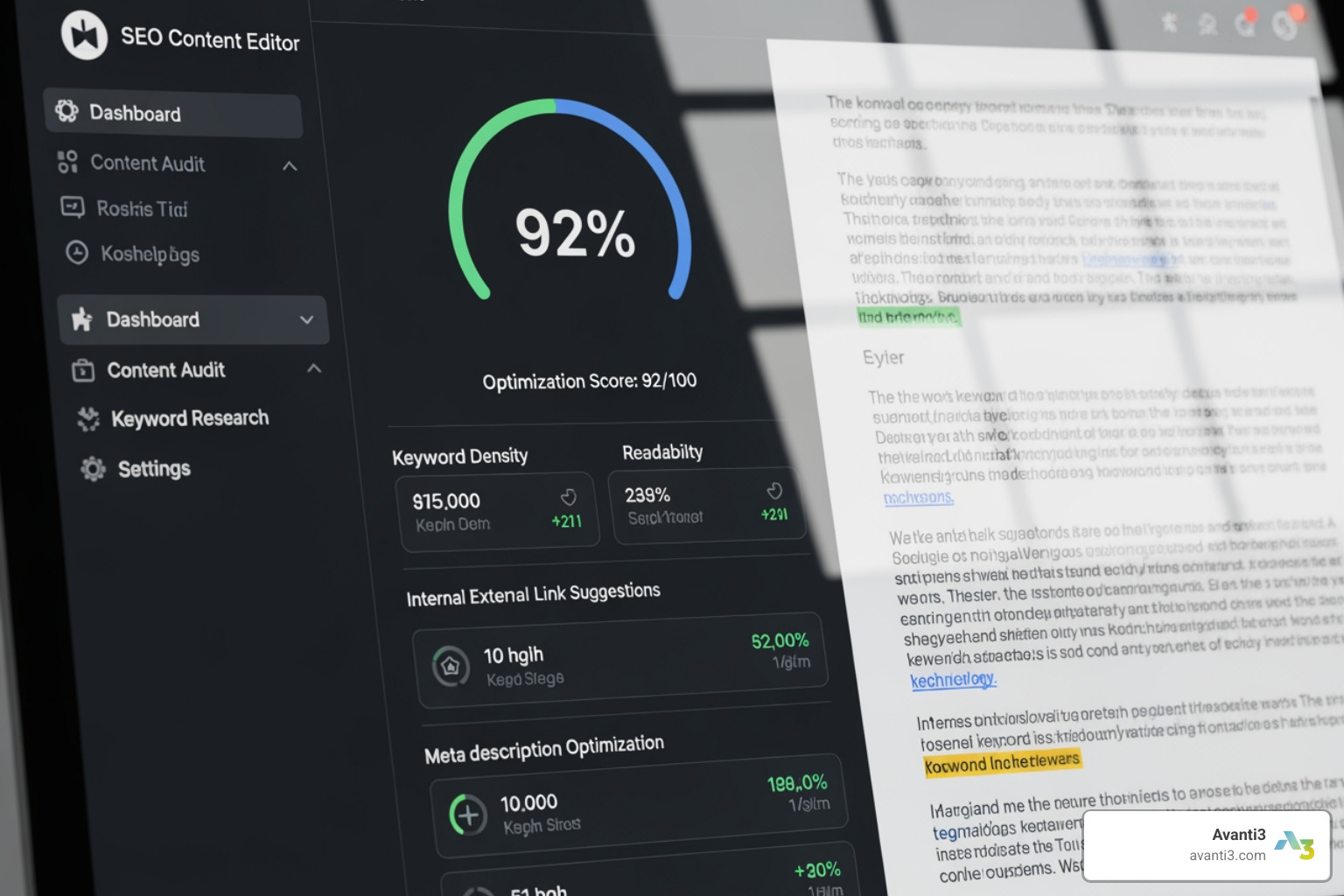 SEO content editor with content score - ai content generation tools