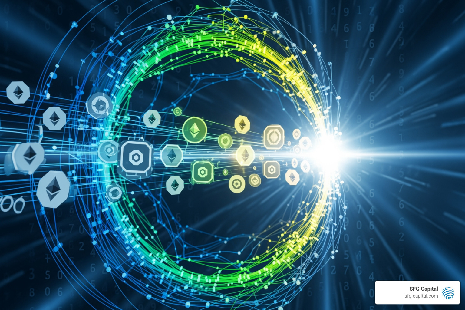 bridge connecting a business to a pile of cash, bypassing a long and winding road labeled IRS - fast erc liquidity