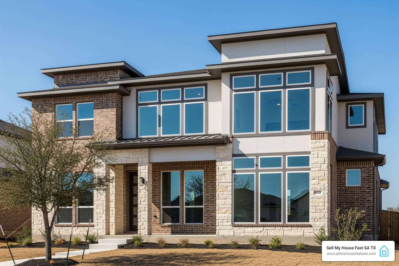 Modern San Antonio home with new energy-efficient windows - is it worth replacing windows before selling a house