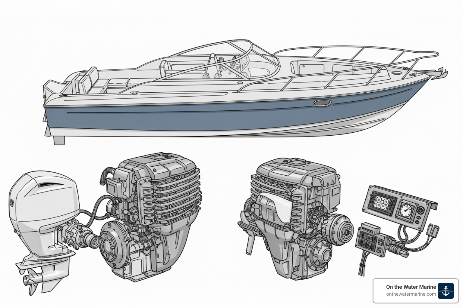 diagram illustrating the different parts of a boat covered by insurance hull, motor, electronics - boat insurance for florida diagram illustrating the different parts of a boat covered by insurance hull, motor, electronics - boat insurance for florida