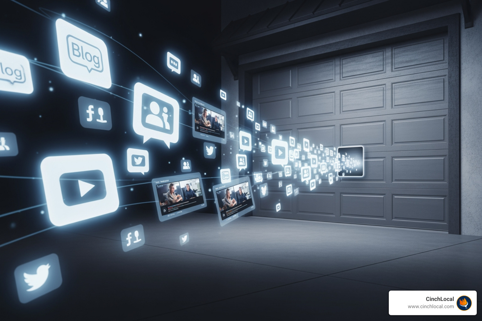 content marketing funnel for a garage door repair business - garage door repair SEO