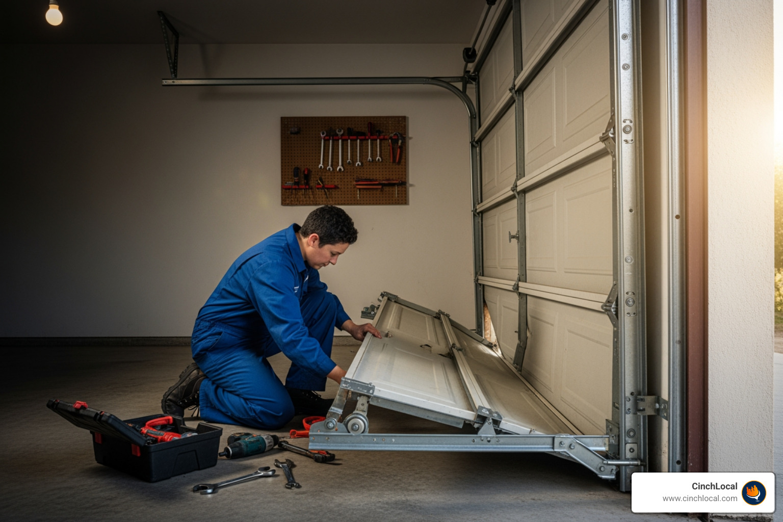 mobile and desktop showing a fast-loading garage door repair website - garage door repair SEO