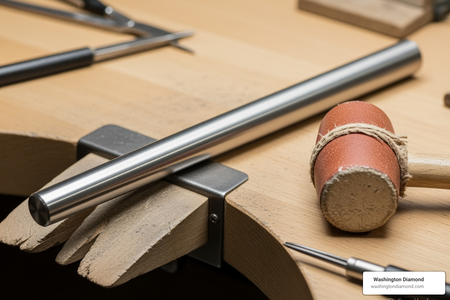 ring mandrel and rubber or rawhide mallet - Bent ring repair