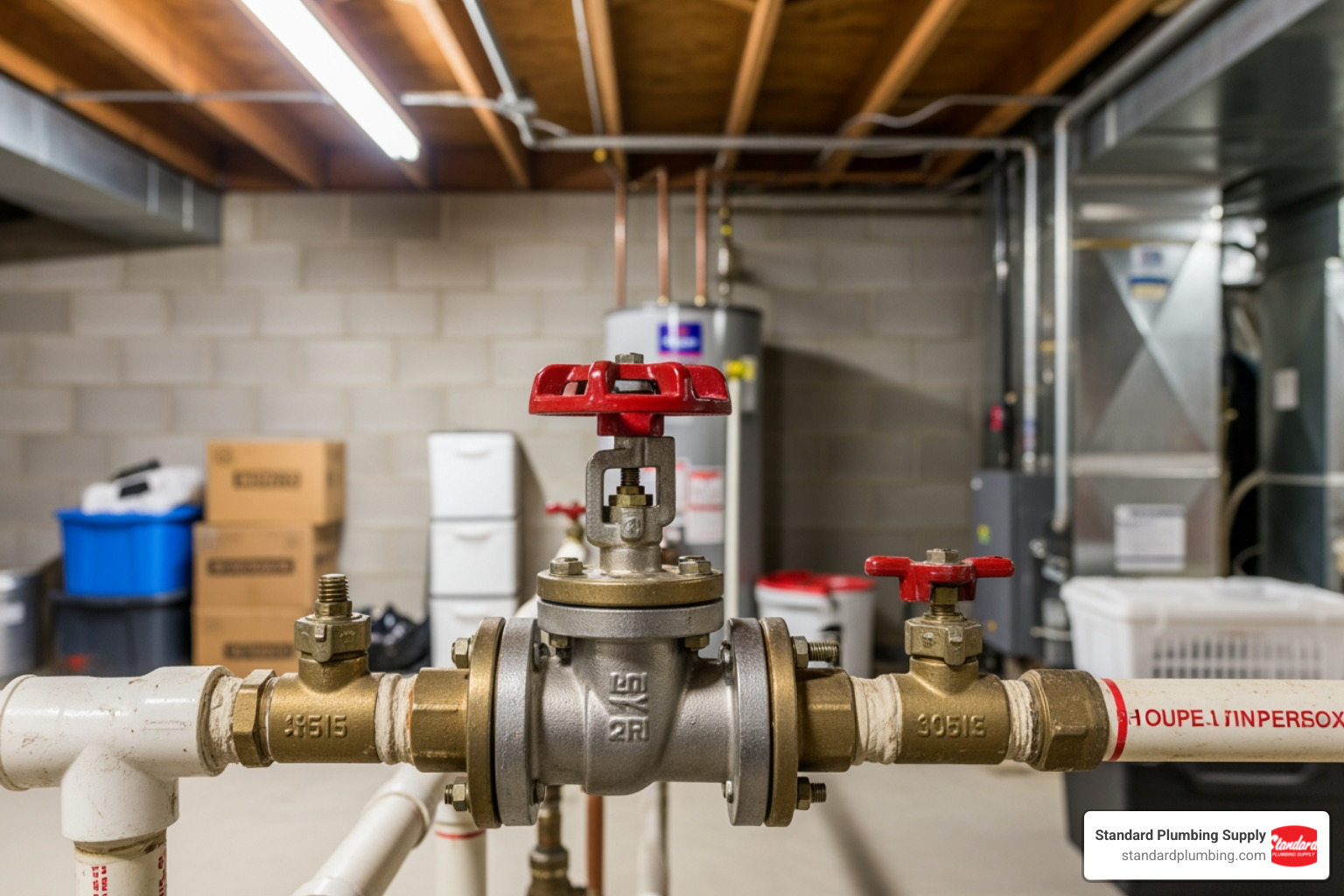 water shutoff valve - water main shutoff