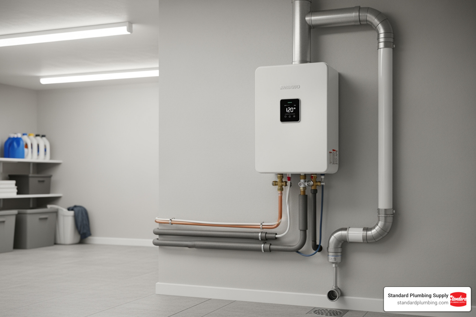 modern tankless water heater - are tankless water heaters better