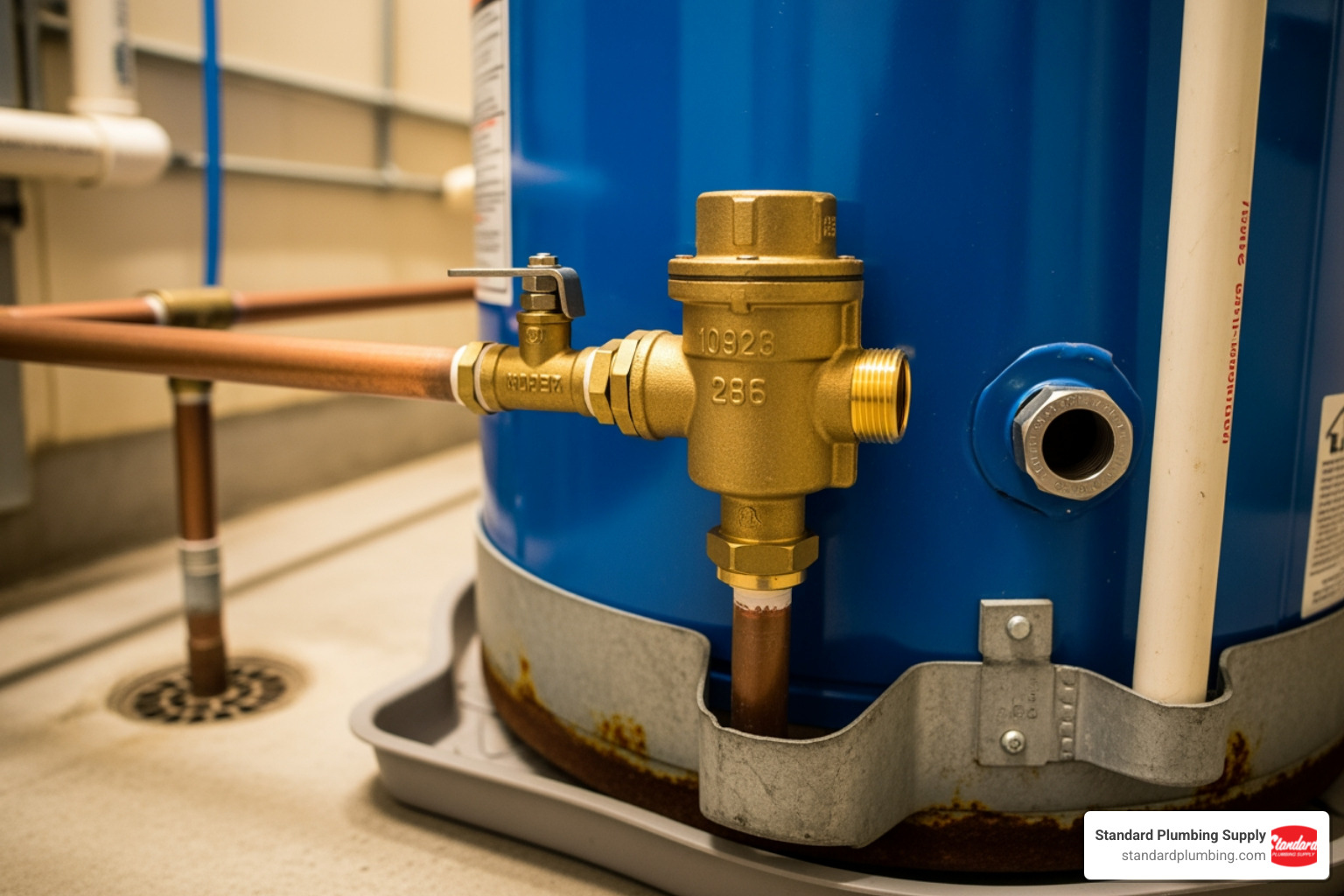 pressure relief valve on water heater - Pressure relief valve