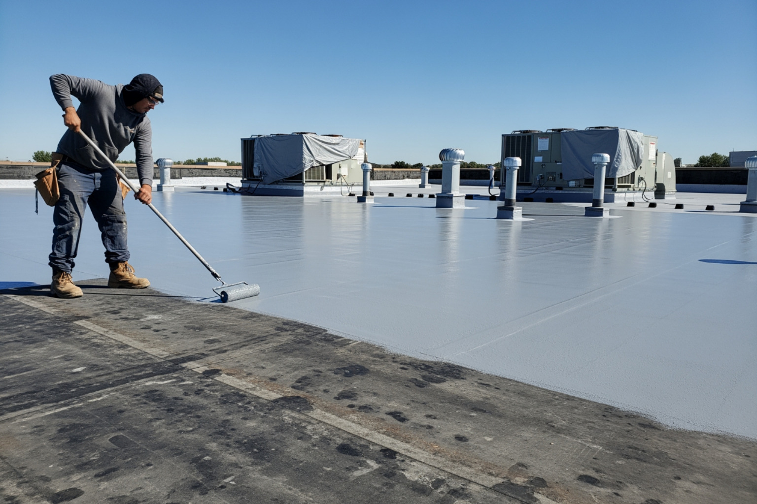 seamless liquid applied roof coating - roofing for businesses seamless liquid applied roof coating - roofing for businesses