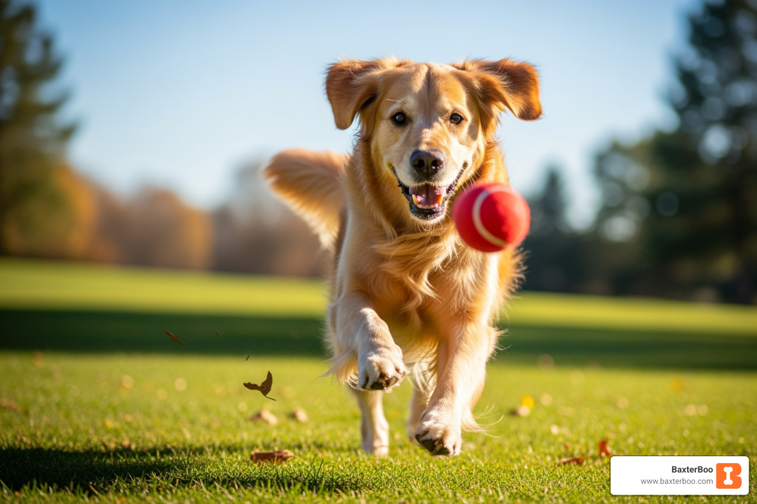 healthy older dog playing - High protein dog food