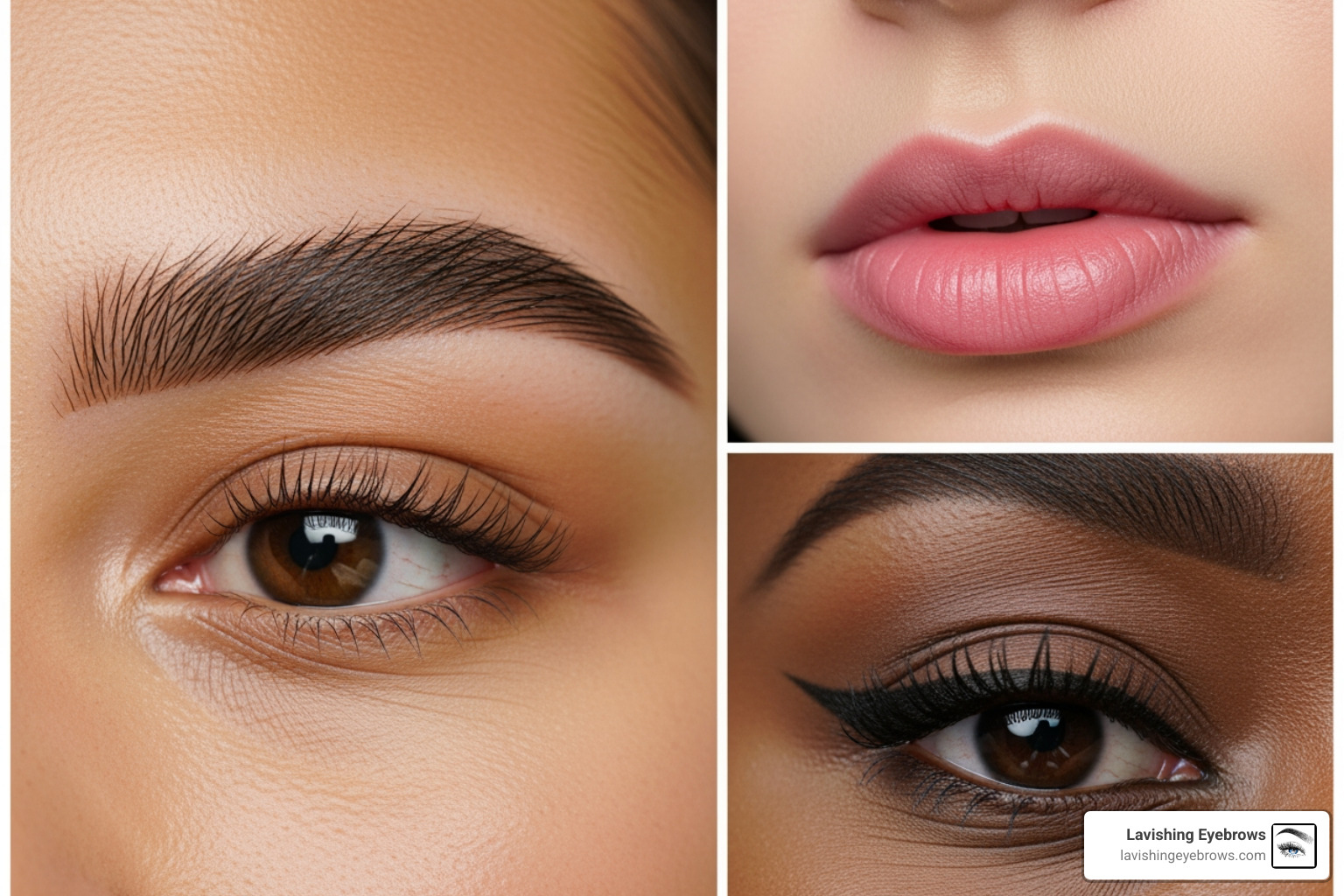 collage of microblading, lip blush, and permanent eyeliner - Permanent makeup Murrieta collage of microblading, lip blush, and permanent eyeliner - Permanent makeup Murrieta