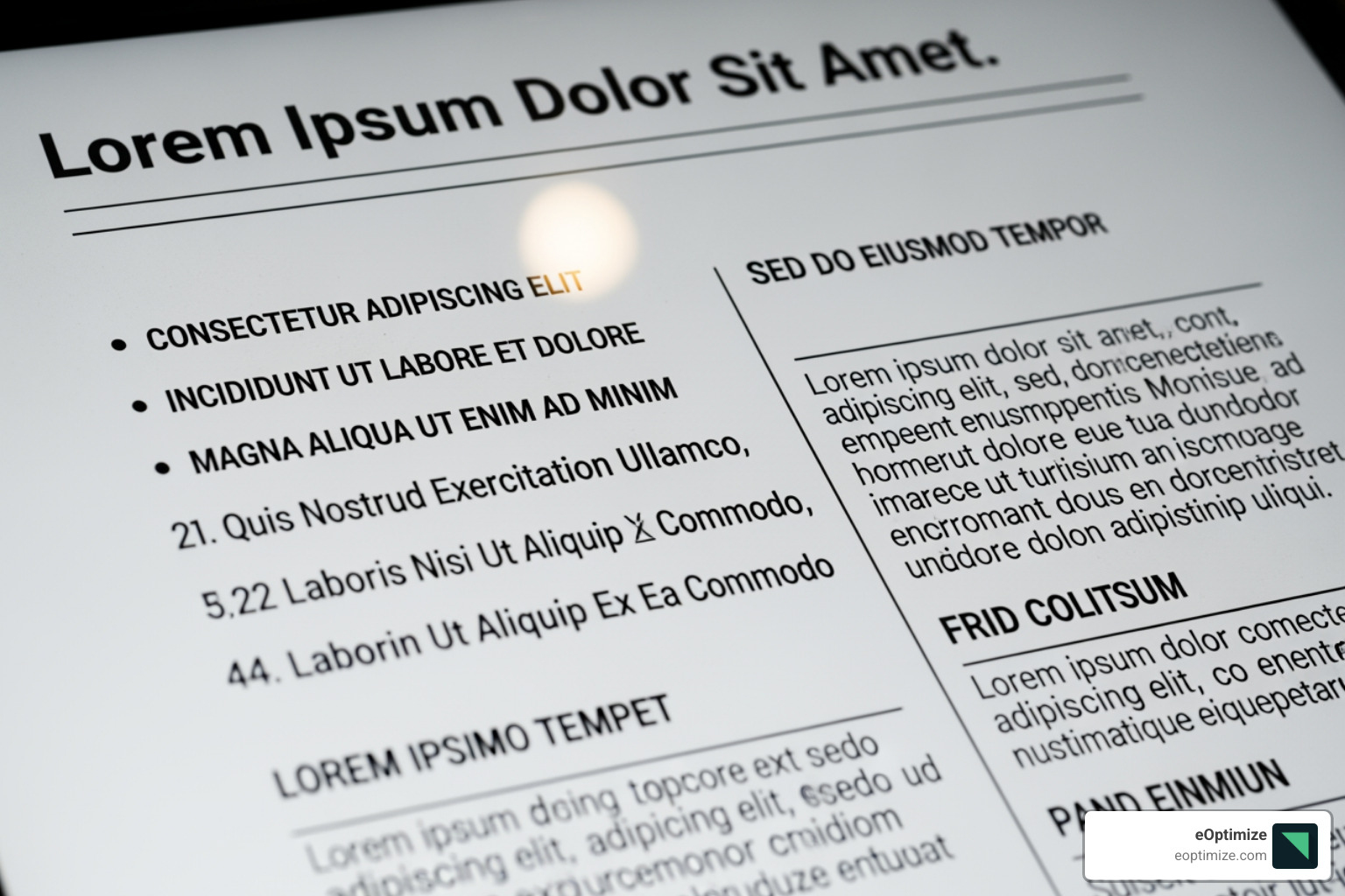 well-structured article with clear headings and lists - google ai overviews optimization guidance site owners