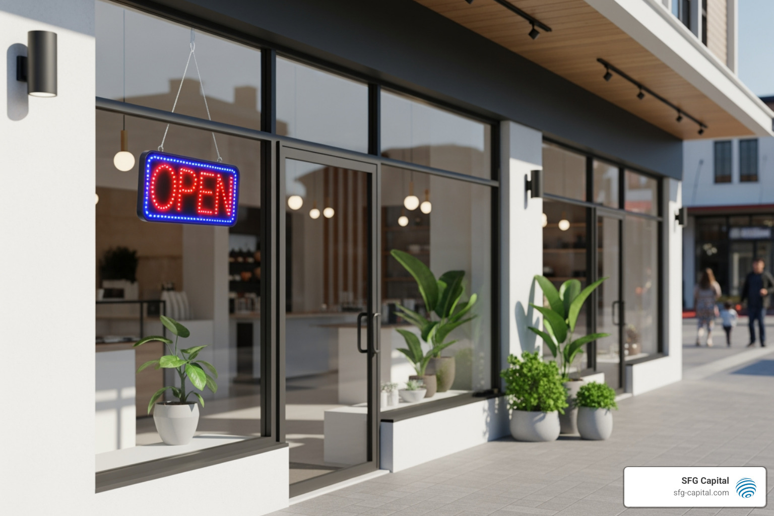 A "Recovery Startup Business" sign on a new storefront, symbolizing new businesses that could qualify for ERC late in the program - erc qualifications