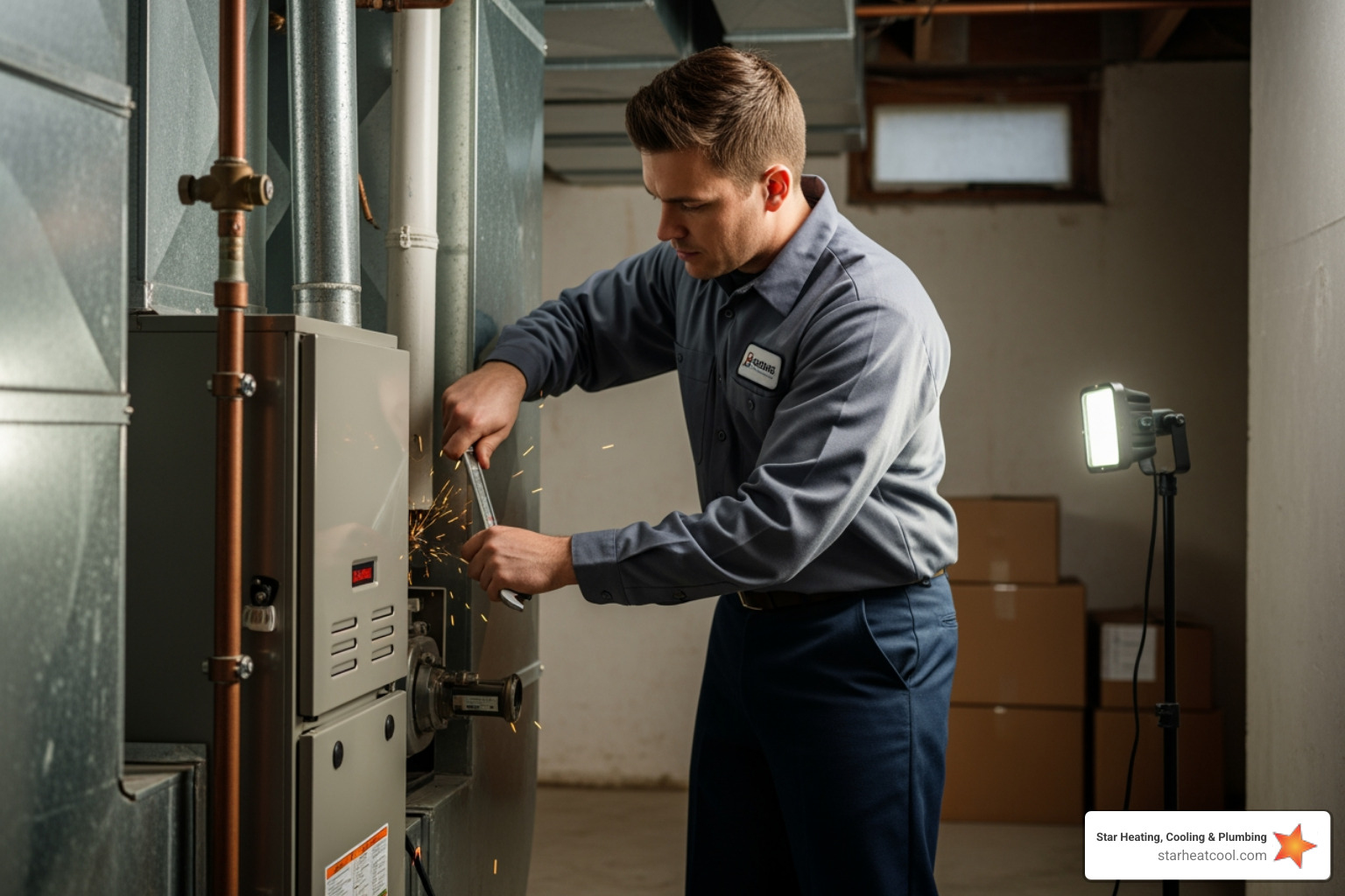 Infographic showing 5 critical warning signs your heater needs immediate repair: heater won't turn on or keeps shutting off, rooms heating unevenly throughout your home, cold air blowing from vents when heat is on, unusual noises like banging or grinding sounds, and unexplained spike in monthly energy bills - fast heater repair in McCordsville, IN Infographic showing 5 critical warning signs your heater needs immediate repair: heater won't turn on or keeps shutting off, rooms heating unevenly throughout your home, cold air blowing from vents when heat is on, unusual noises like banging or grinding sounds, and unexplained spike in monthly energy bills - fast heater repair in McCordsville, IN