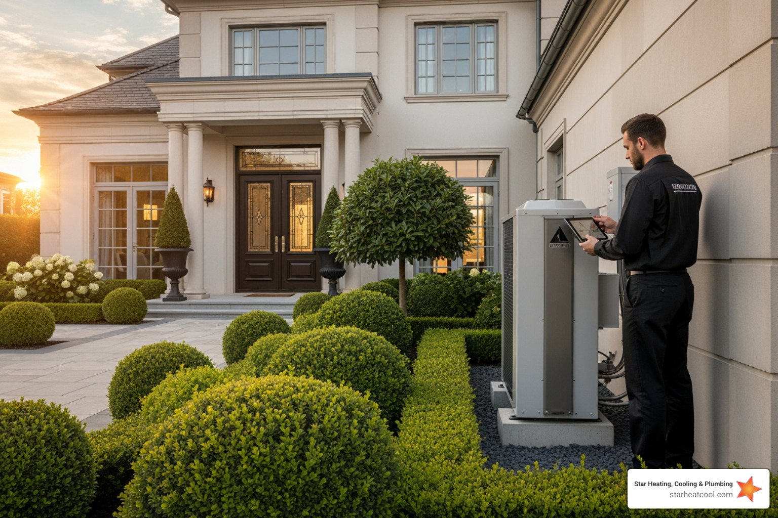 I'm looking for high-end heating services for luxury homes in Cicero IN. Who specializes in this? 1 Elegant luxury home interior with modern heating system in Cicero Indiana - I'm looking for high-end heating services for luxury homes in Cicero IN. Who specializes in this?