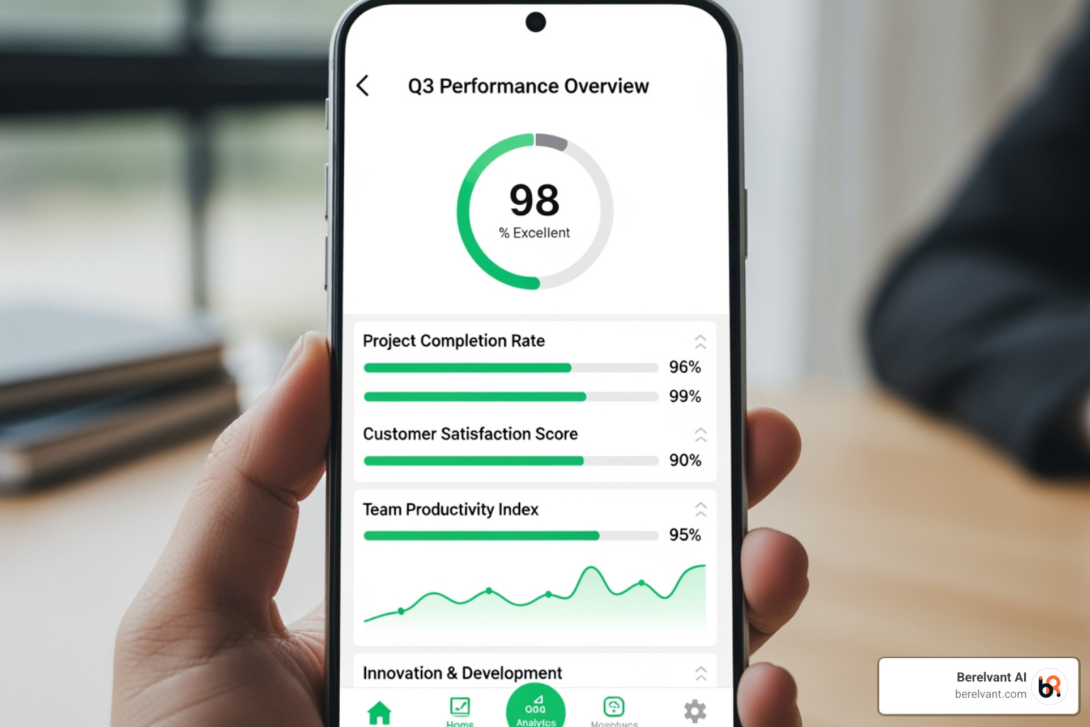 A Google PageSpeed Insights report showing excellent mobile scores for Core Web Vitals, with all metrics in the green range and a high performance score. - Mobile SEO optimization
