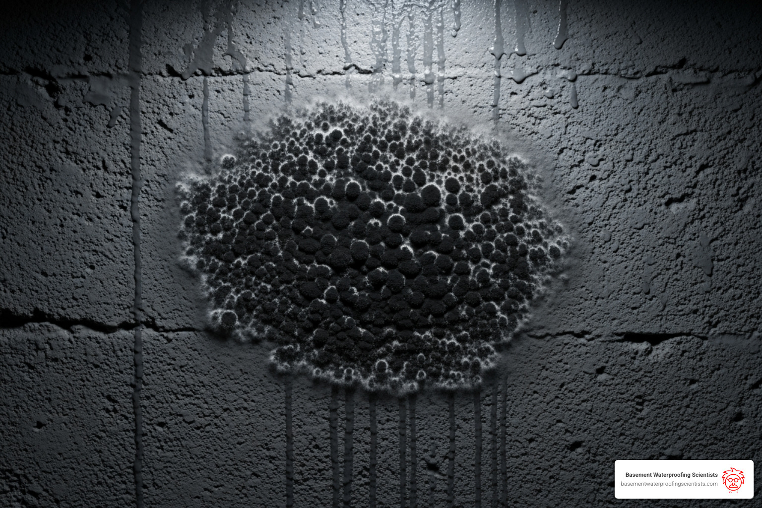 mold growing on a damp basement wall - basement water removal service mold growing on a damp basement wall - basement water removal service