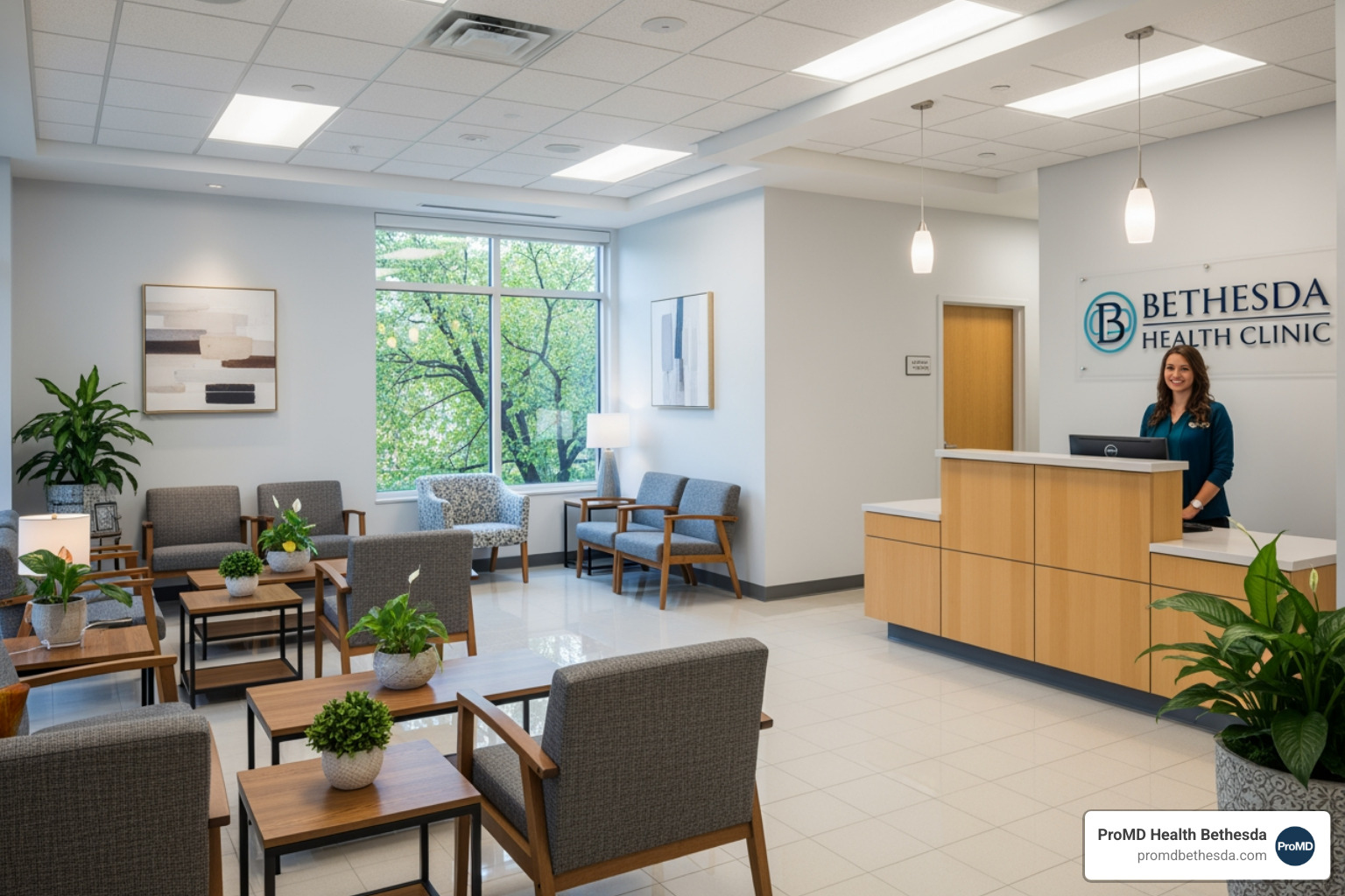 image of a welcoming, professional clinic setting in Bethesda - Wrinkle relaxers Bethesda