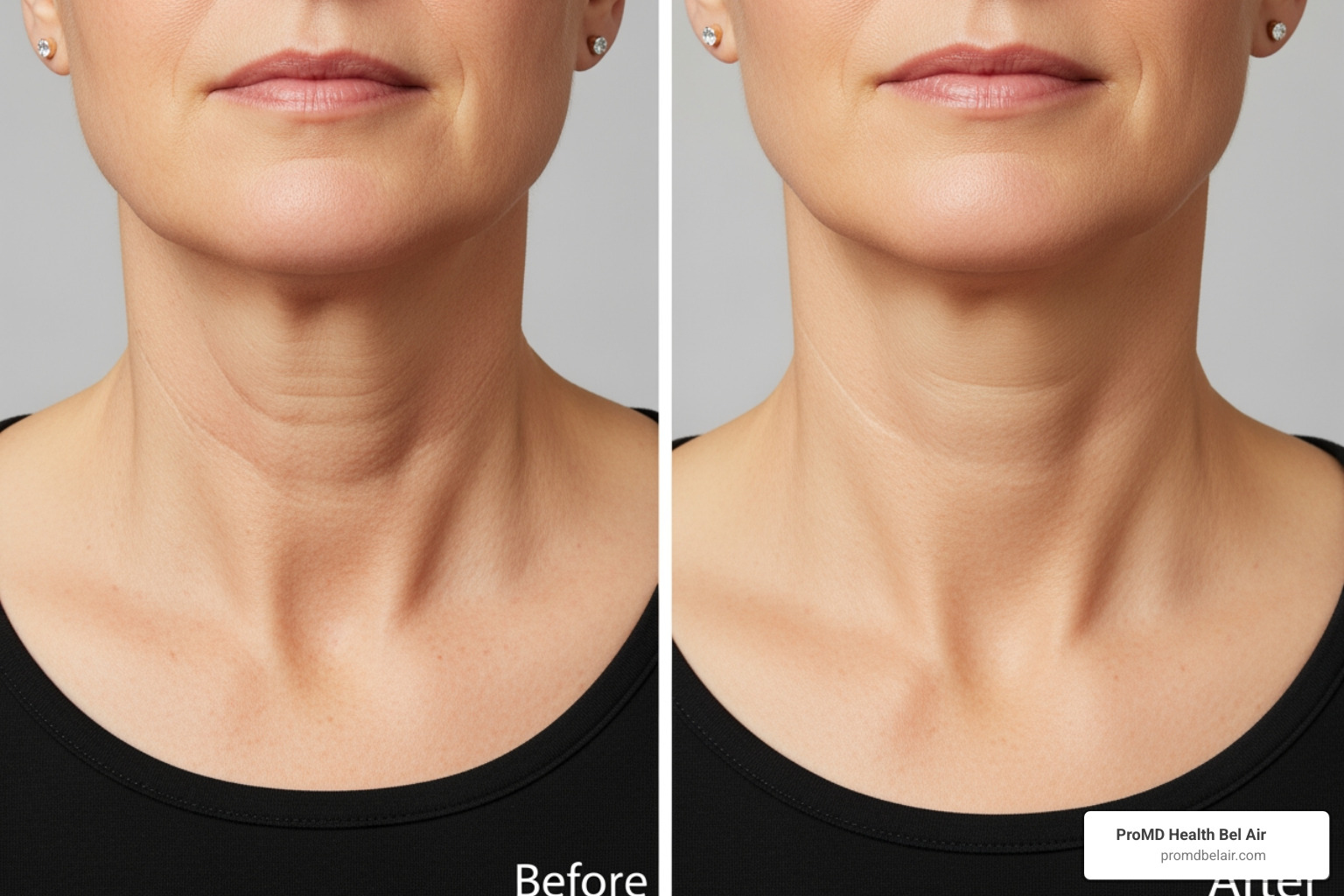 before and after non-surgical neck lift - neck lift without surgery before and after non-surgical neck lift - neck lift without surgery