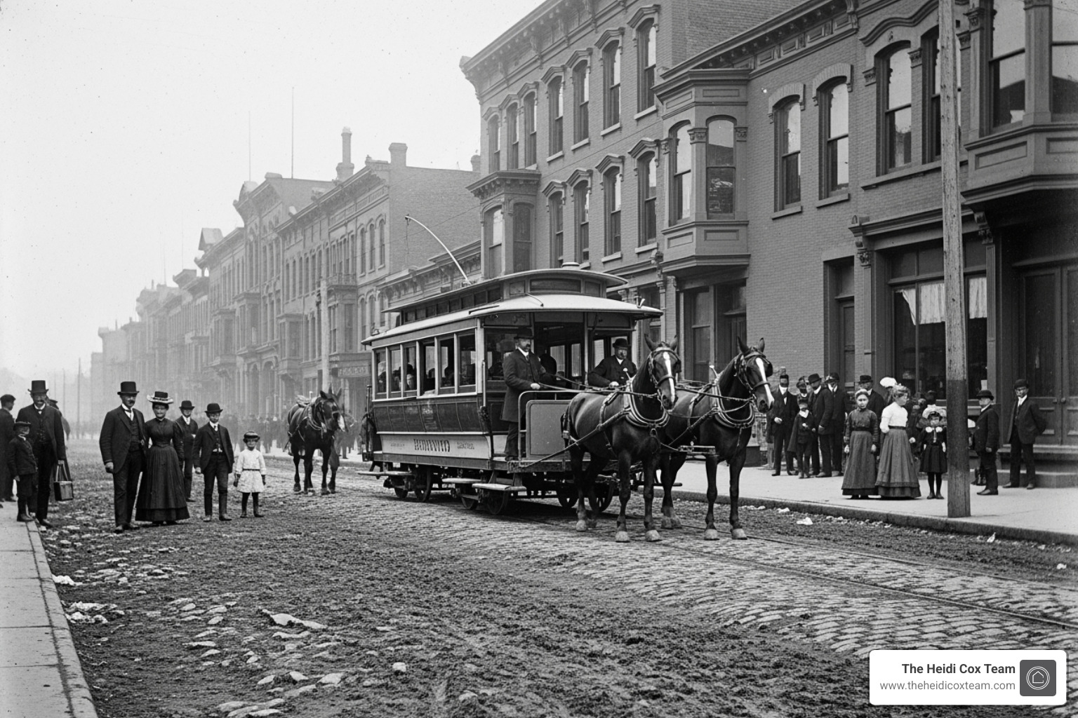 Historic streetcar in Denver - curtis park denver