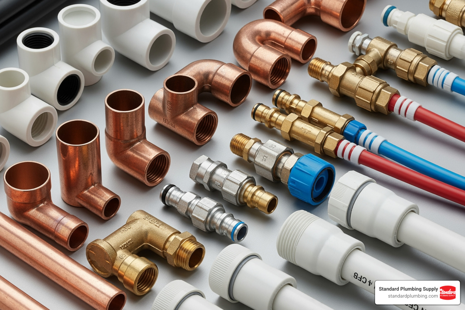 copper pex pvc fittings - plumbing fittings
