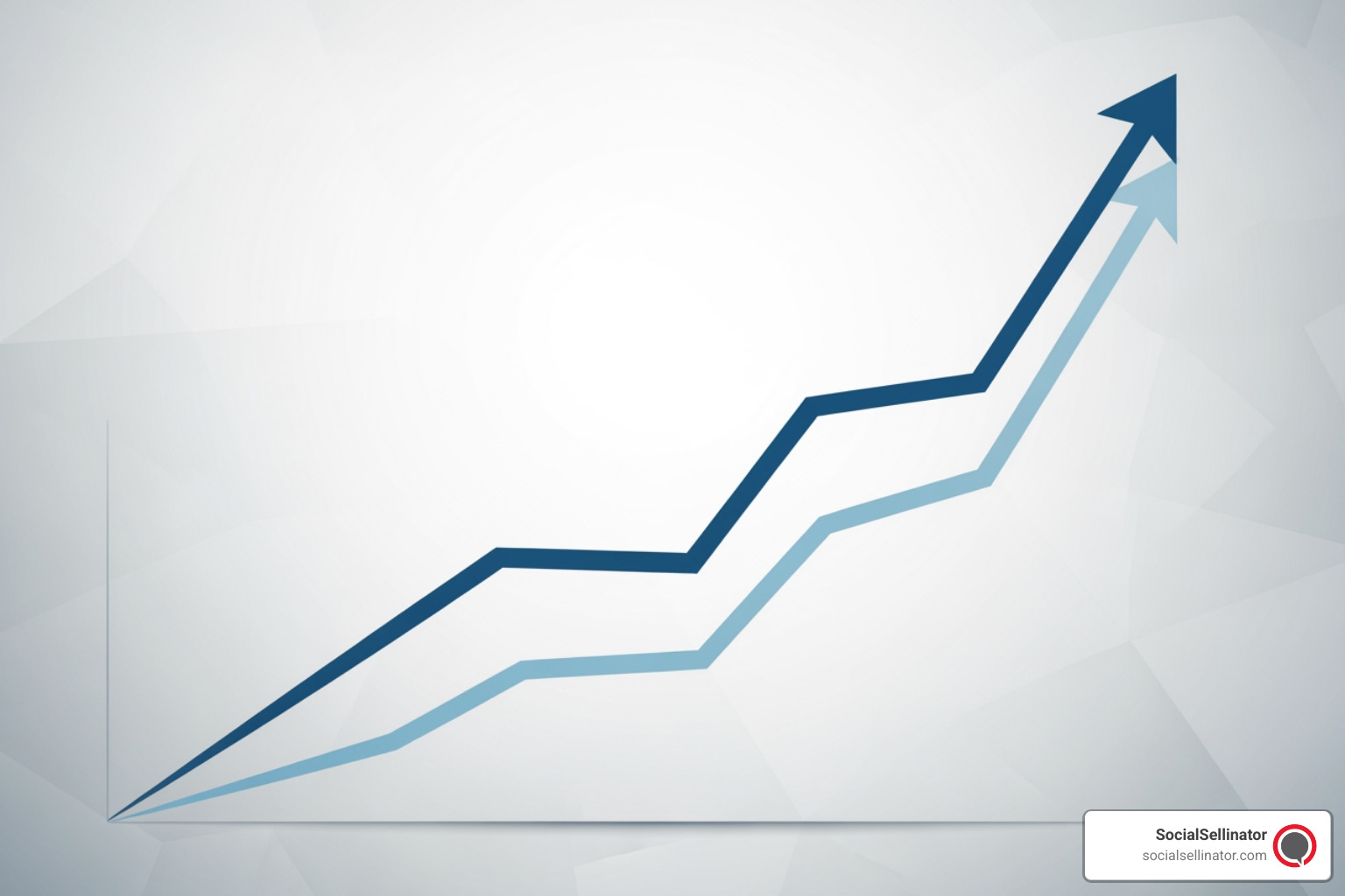Image of a graph showing upward business growth - agence de digital marketing